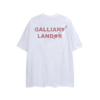 Gallery Dept T Shirts Spring/Summer Star Men's Wear Gallery Dept round Neck Short Sleeve Loose