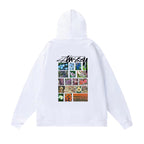Stussy Hoodie Fall/Winter Fleece Hooded Sweater