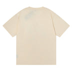 Rhude T-shirt Micro Label Letter F1 Racing Printed Short Sleeve T-shirt Loose Half Sleeve Shirt