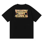 Gallery Dept T-shitrs Gilding Design Double Yarn Cotton Short Sleeve