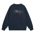 Stussy Sweatshirts Crew Neck Fleece Sweater