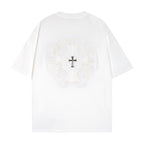 Chrome Heart T Shirts Crowe T-Shirt Summer Short Sleeve Street Hip Hop