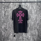 Chrome Heart T Shirts Sanskrit Cross Short Sleeve