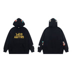 Gallery Dept Hoodie Embroidery Letter Inverted Print Hooded Sweater