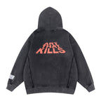 Gallery Dept Hoodie Loose Casual Distressed Hoodie