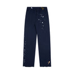 Gallery Dept Sweatpants Hand-painted ink-splashing contrasting casual trousers