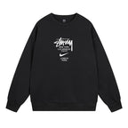 Stussy Sweatshirts Autumn/Winter Fleece Couple Sweatshirts