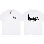 Stussy T-Shirts Loose Casual T-Shirts Same for Men and Women