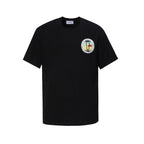 Rhude T-shirt Sunset Coconut Alphabet Print Short Sleeve T-shirt