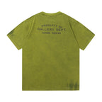 Gallery Dept T-Shirt Hand Painted Splash Ink Letter Short Sleeve T-Shirt