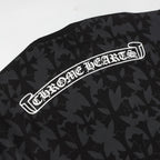 Chrome Heart T Shirts Sanskrit logo embroidery fashion versatile loose T-shirt