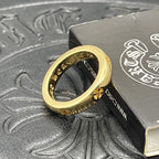 Chrome Heart Ring Golden Cross