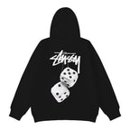 Stussy Hoodie Embroidered Fleece Fashion Hooded Sweater