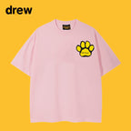 Drew T-shirts Short Sleeve Smiley round Neck Short Sleeve