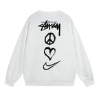 Stussy Sweatshirts Crew Neck Fleece Sweater