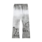Gallery Dept Sweatpants Tie-dye Splash Ink Graffiti Alphabet Print Casual Sweatpants Trousers
