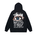 Stussy Hoodie Zip Cardigan Hooded Sweater