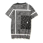 Bathing Ape T-Shirt Summer Color Block Printing Fashion Short Sleeve T-shirt