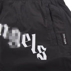 Palm Angle Shorts Palm Angels Large Letter Printed Loose Cropped Pants