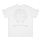 Chrome Heart T Shirts Croix Sanskrit Cross Horseshoe Old T-Shirt