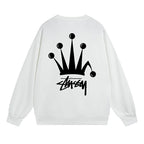 Stussy Sweatshirts Crew Neck Fleece Sweater