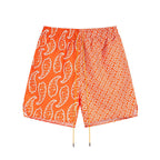 Rhude T-shirt Family Totem Casual Short Sleeve Shirt, Shorts
