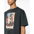 Palm Angels T-shirt Dice and Snake Print Short Sleeve T-shirt