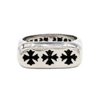 Chrome Heart Ring Cross Glossy