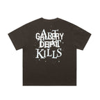 Gallery Dept T-shitrs Men's Vintage Summer Vintage Print Short Sleeves