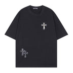 Chrome Heart T Shirts T-Shirt Short Sleeve Cross