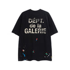 Gallery Dept T Shirts Spring and Summer Short Sleeve Loose Half Sleeve