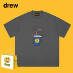 Drew T-shirts Short Sleeve Cola Loose Men