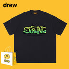 Drew T-shirts Smiley T-shirt Graffiti Printing