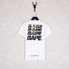 Bathing Ape T-Shirt Summer Letter Print Short-Sleeve T-shirt