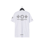 Chrome Heart T Shirts Chrome Hearts Cross Sanskrit Print Short Sleeve Crew Neck T-Shirt