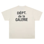 Gallery Dept T-Shirt Alphabet Slogan Short Sleeve T-Shirt