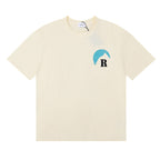 Rhude T-shirt Sunset Classic Alphabet Print Short Sleeve T-shirt
