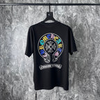 Chrome Heart T Shirts Cross Horseshoe Print Embroidery T-Shirt Short Sleeve