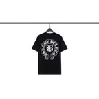 Chrome Heart T Shirts Sanskrit Cross Print Loose Short Sleeve T-Shirt