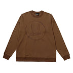 Drew House Sweatshirts Unisex Sketch Smiley Face Crew Neck Sweatshirts