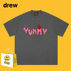 Drew T-shirts Short Sleeve English Printed T-shirt