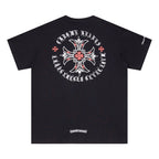 Chrome Heart T Shirts Red Cross Sanskrit Letter Short Sleeve T-Shirt