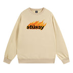 Stussy Sweatshirts Crew Neck Fleece Sweater