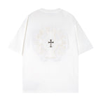 Chrome Heart T Shirts Crowe T-Shirt Summer Short Sleeve Street Hip Hop