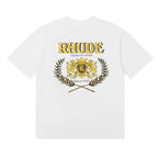 Rhude T-shirt Wheat Ear Badge Short Sleeve T-shirt
