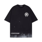 Chrome Heart T Shirts Sanskrit Short Sleeve T-Shirt Crew Neck