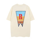 Rhude T-shirt Junior Letter Arrow R Label Short Sleeve T-shirt