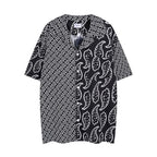 Rhude T-shirt Family Totem Casual Short Sleeve Shirt, Shorts