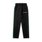 Palm Angle Pants Palm Angels Rainbow Striped Pants Men's and Women's Casual Trousers Loose Ins