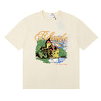 Rhude T-shirt Ski Theme Letter Print Short Sleeve T-shirt